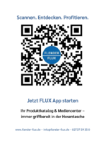 Flyer FLUX-App Flyer FLUX-App